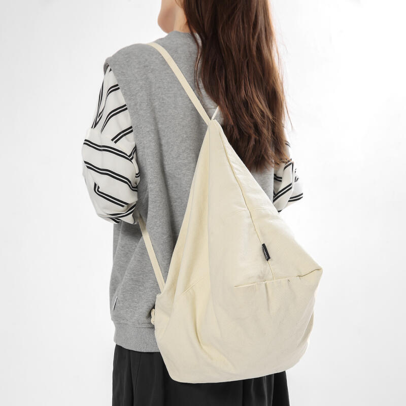 Vintage Canvas Large Capacity Crossbody Bag Men's Lightweight Shoulder Bag Women's Sports Bag