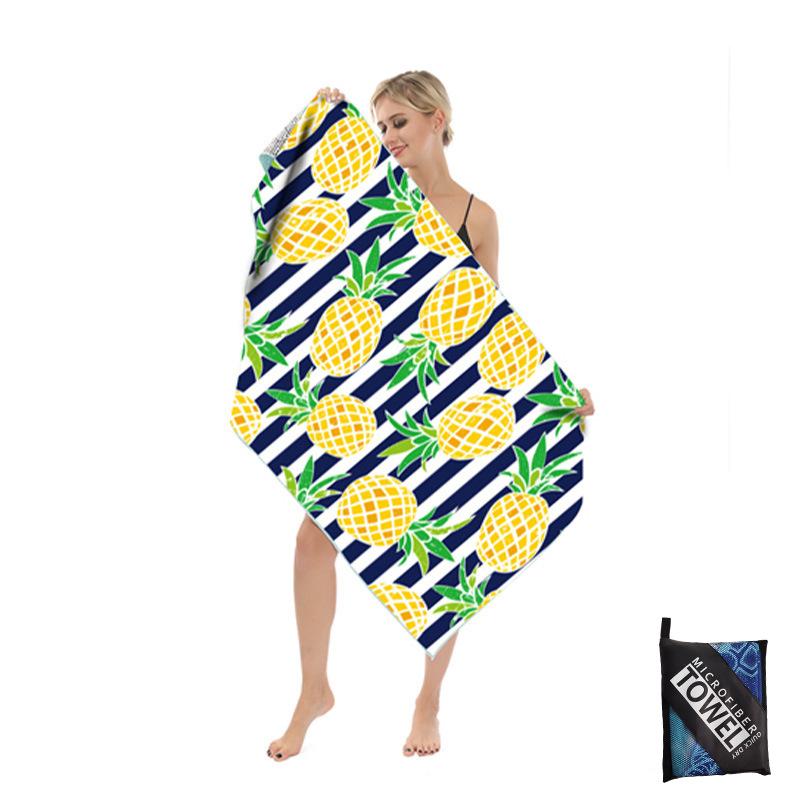Mikrofaser Strandtuch-Sandfreie Handtücher sind Schnelltrocknend Leicht Super Saugfähig-Perfekte Pool Reise Kreuzfahrt Camping Essentials