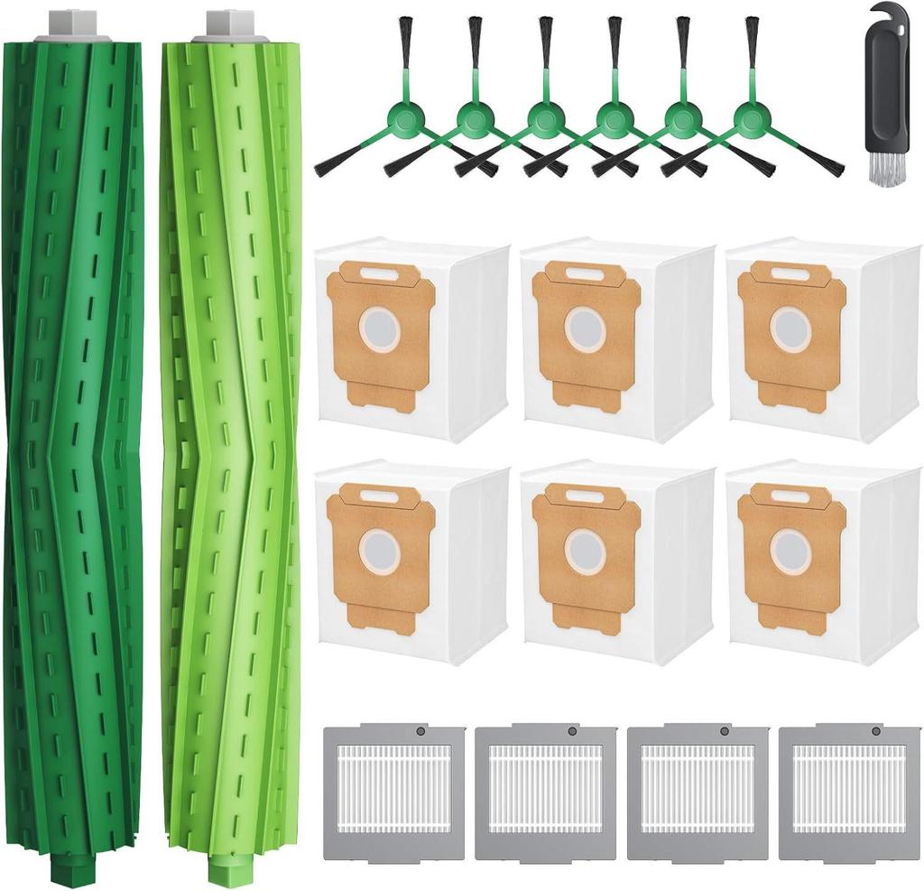 Compatible Main Brush & Filter Accessories for iRobot Roomba Max 705 and Plus 504 Vacuums
