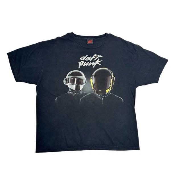 Vintage Daft Punk Electronic Music T-Shirt Size S-3XL Band Concert Vtg XXL