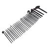 32pcs Complete Makeup Brush Set Face Powder Brush Eyeshadow Brush Beauty Tool Black