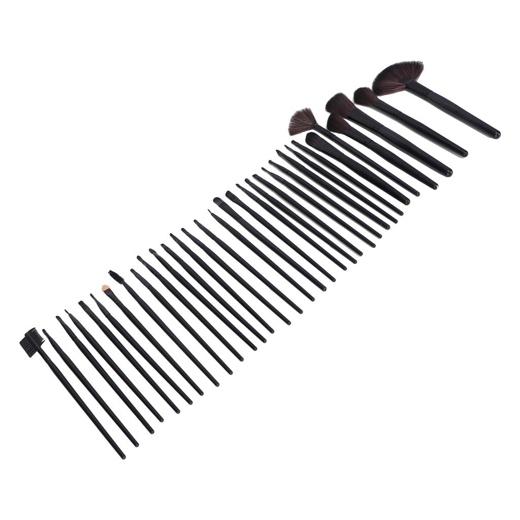 32pcs Complete Makeup Brush Set Face Powder Brush Eyeshadow Brush Beauty Tool Black
