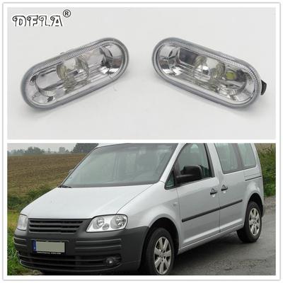 2 pièces Pour VW Caddy 2004 2005 2006 2007 2008 Style Voiture Clignotant Latéral Lampe Répéteur