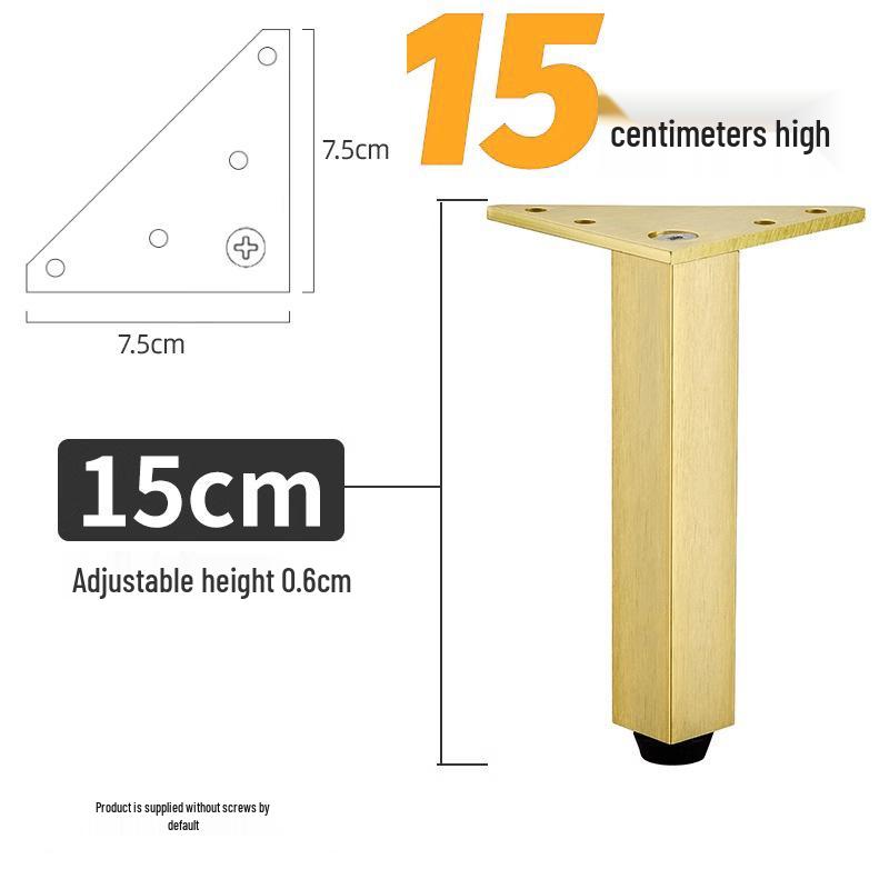 Triangular Aluminum Alloy Adjustable Sofa and Cabinet Legs