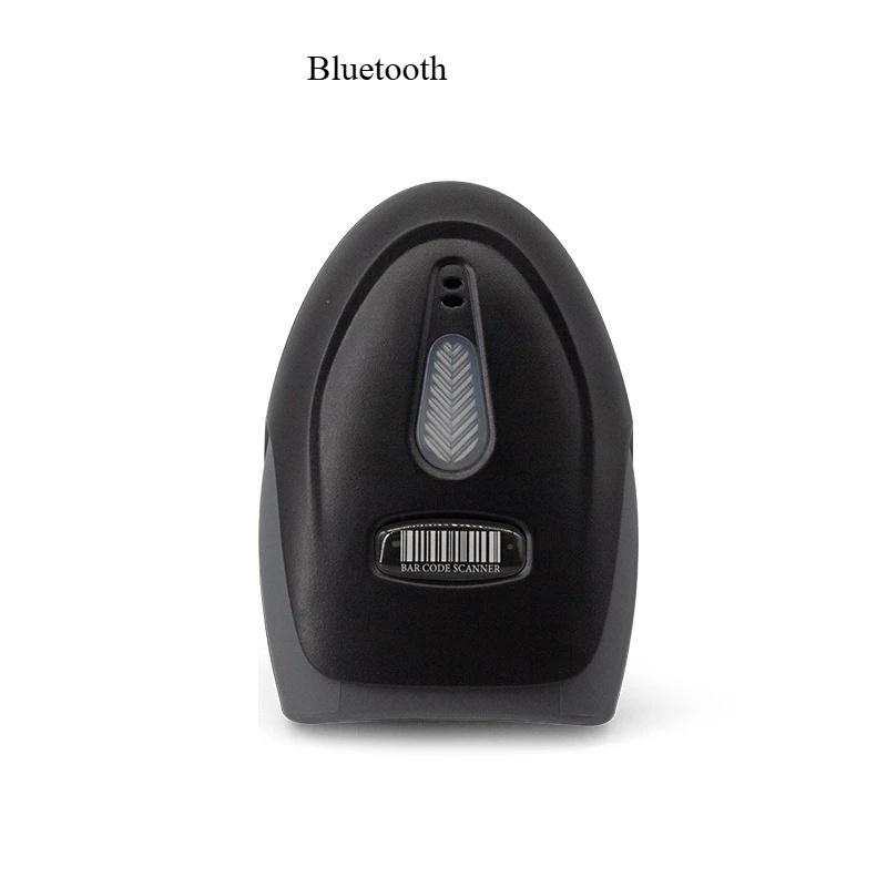 Support Mobile Phone iPad Bluetooth 2D Barcode Reader And S8 QR PDF417 2.4G Wireless Wired Handheld Barcode Scanner USB