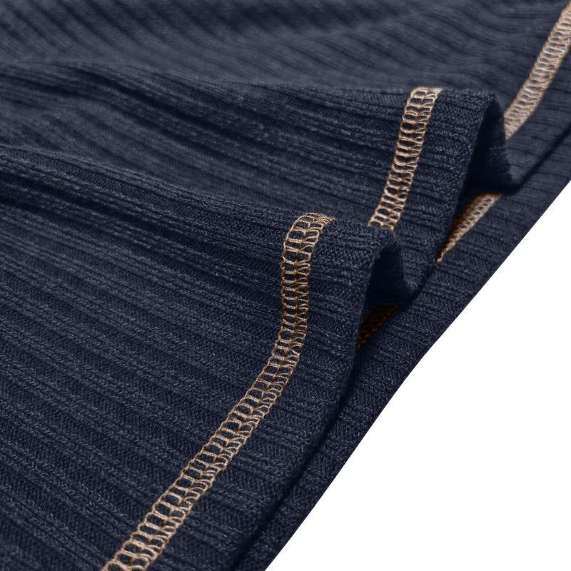 Mens Long Sleeve Henley Shirt Casual Autumn Winter Top