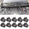 Universal Windshield Wiper Hose Fastener Clips Clamps Fasteners Plastic Design Secure Hold Fit Most Cars Trucks 20 Pack