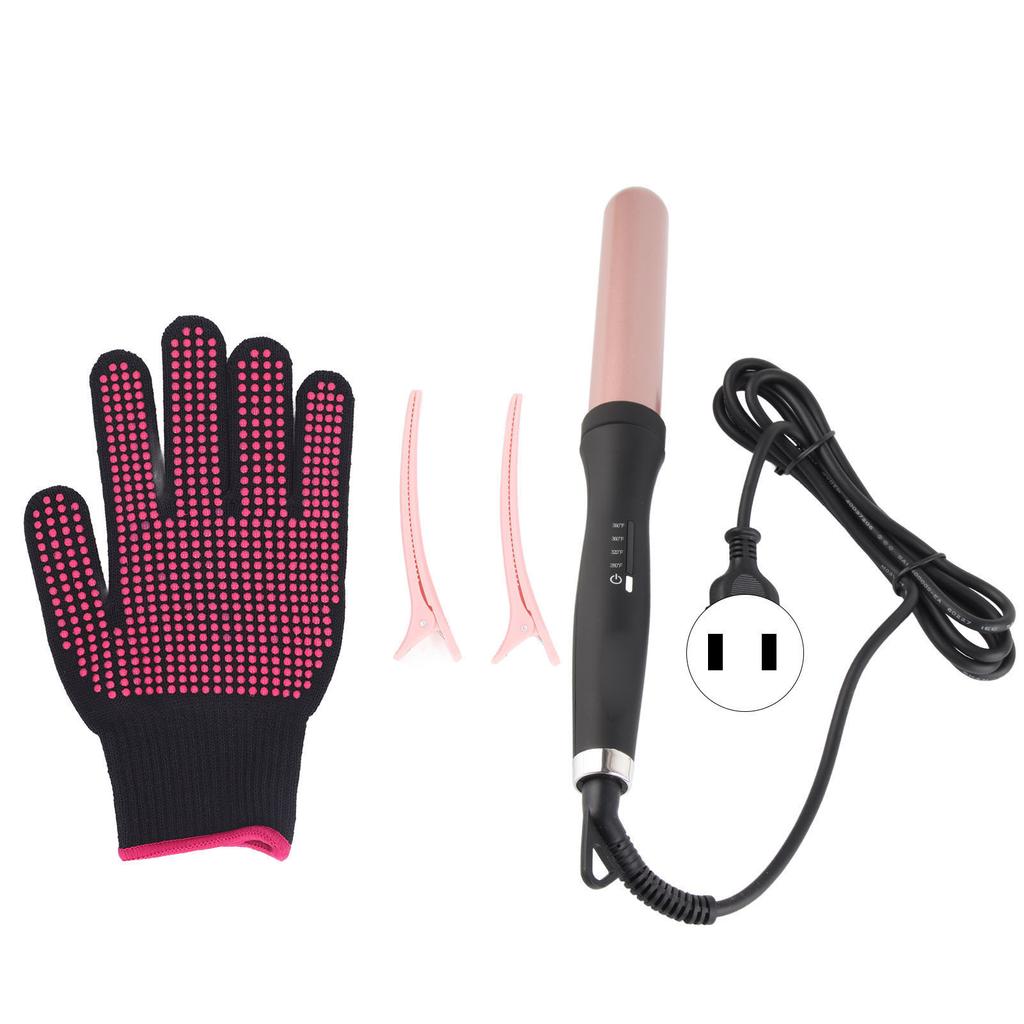 Lokówka do włosów 32mm 4 poziomy temperatury Powłoka nano-ceramiczna Elektryczna lokówka do włosów 100-240V US