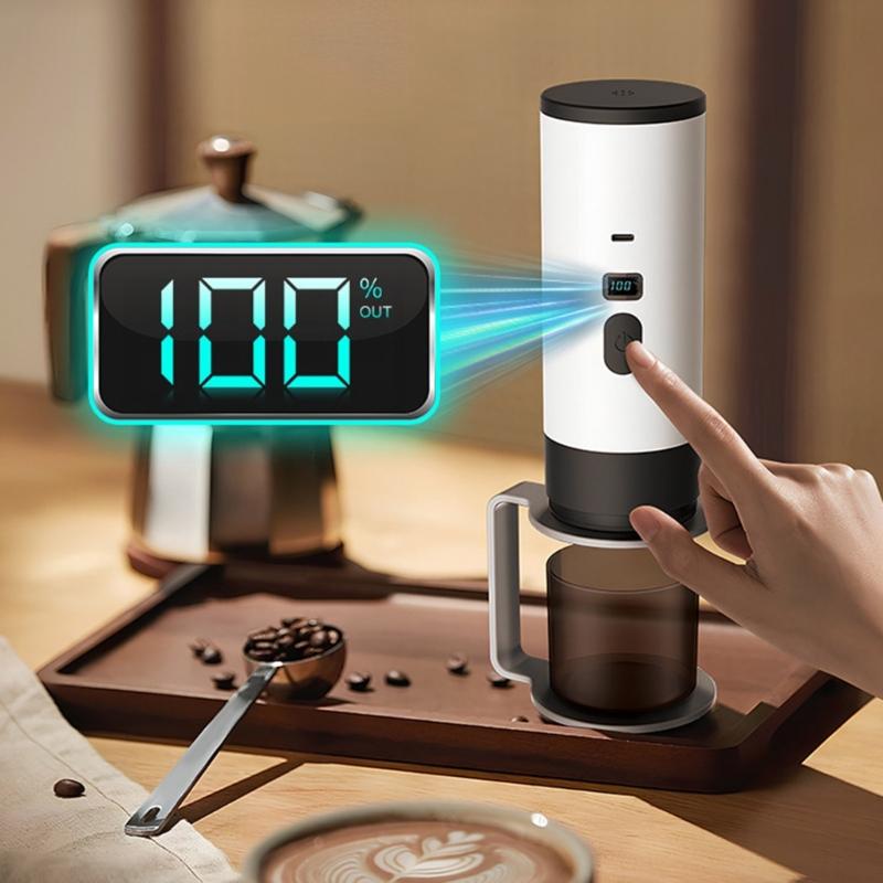 Wireless Capsuled Coffee Device Intelligent Temperature Display Easy to Clean Structure Perfect For Compacts Living