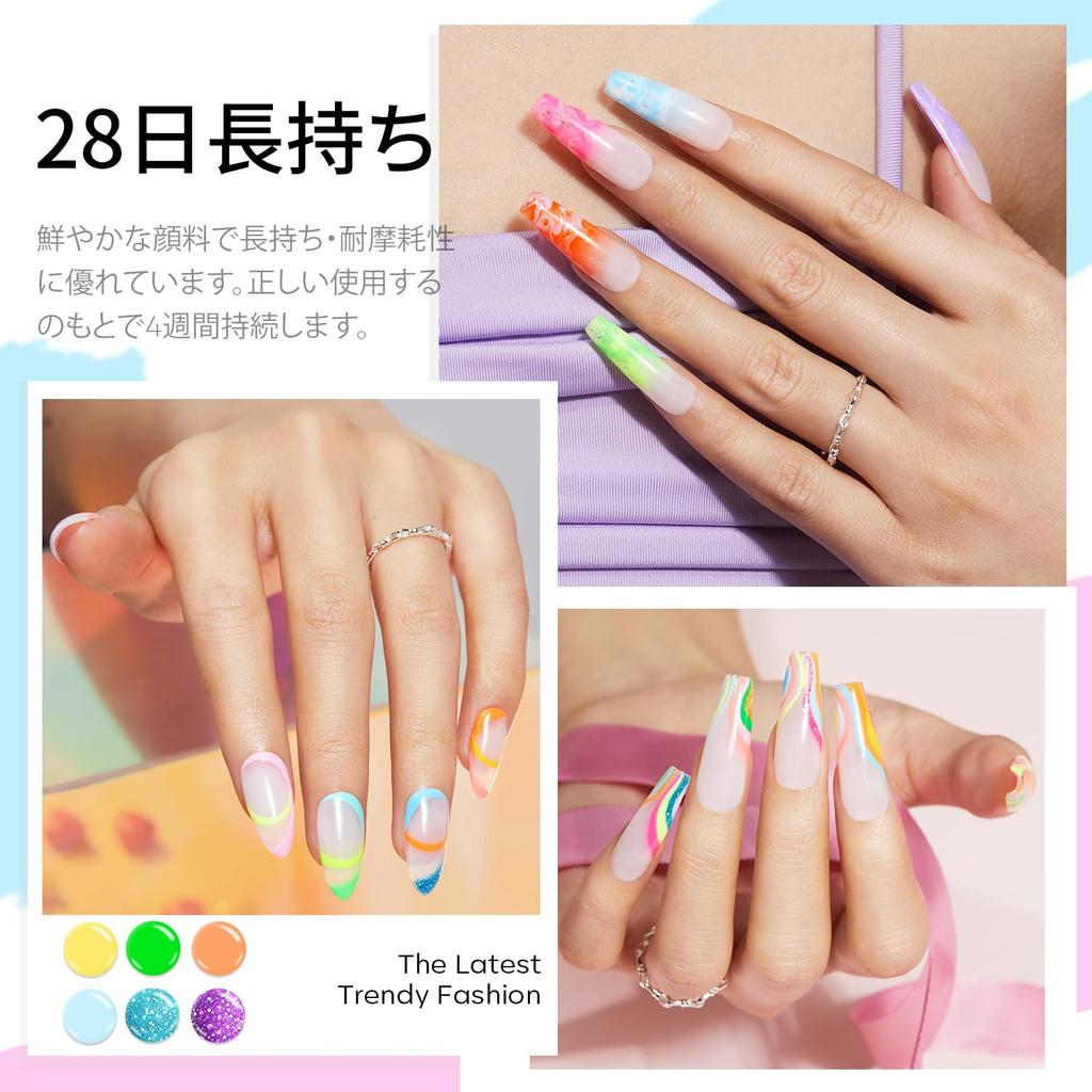Modelones Color Gel Gel Nail 36 Color Set Gel Nail Polish Color Gel Color Gel Set Top Coat Base Coat Primer Gel Nail Kit Pink Blue Powder Palm