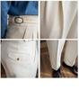 Herren Italienische Neapolitanische High-Waist Gerade Hose: Britischer Retro-Stil für Frühling & Herbst