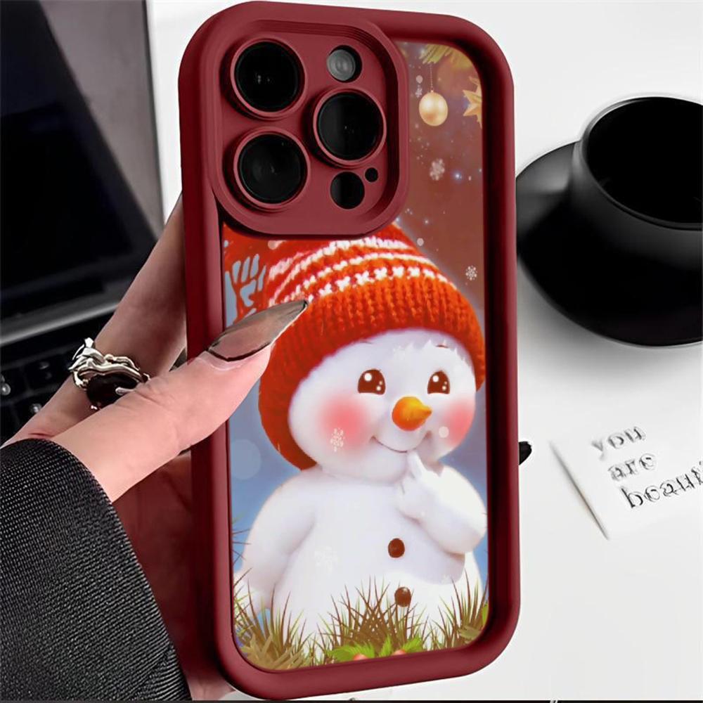 Ae110 Merry Christmas Phone Cases for Samsung A54 A14 A05s A55 A53 A15 S23 S24 Ultra S25 Plus A35 S20 FE A25 Angel Eye Ladder Protective Cover