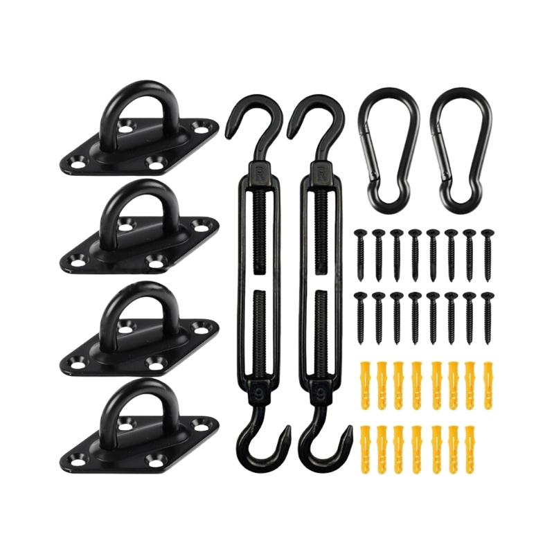 40pack Weather Resistant Stainless Steel Shade Sail Sunshades Net Clip for Garden and Patios Use