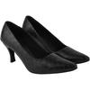 Shoetopia Women'S Block Heel Pumps Black, 4 Uk