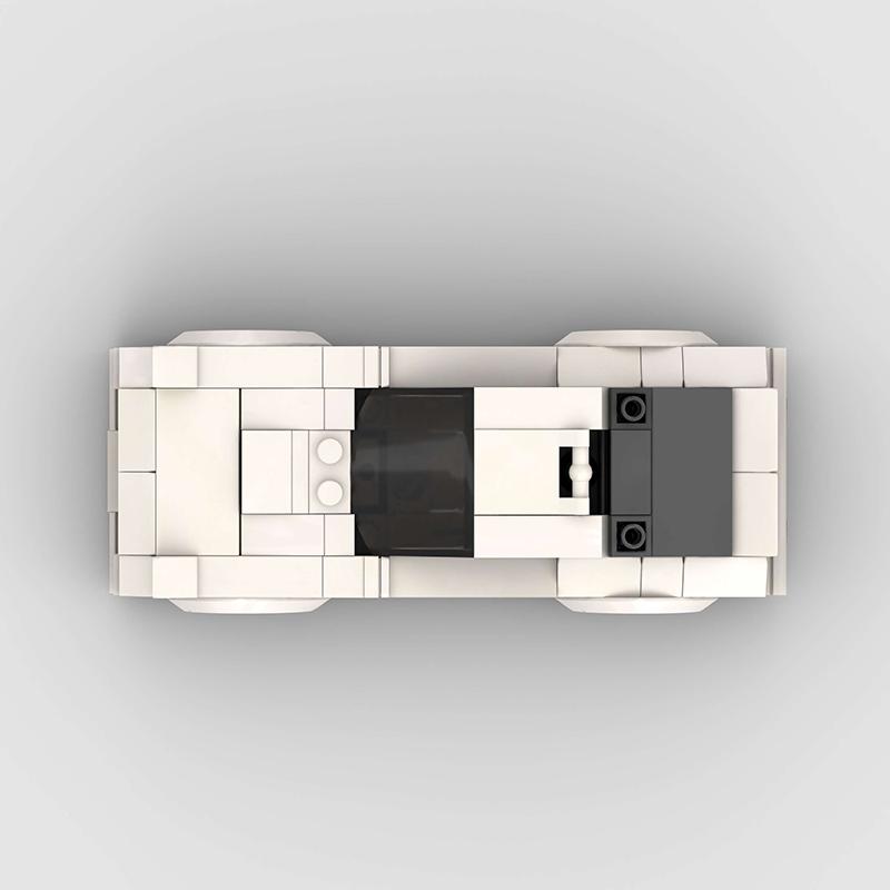 MOC Racing Car model and passion building block city vehicle toy set - Christmas and Halloween gifts