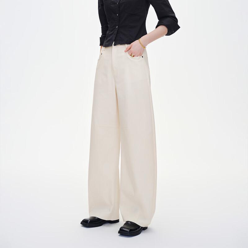 GIOVANNI VALENTINO Women s Wide-Leg Casual Trousers M