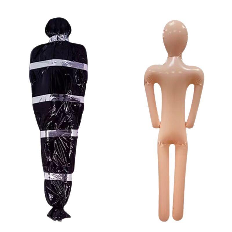 150cm Halloween Straszny Dmuchany Manekin Wiszący Rekwizyty Martwego Ciała do Nawiedzonego Domu na Zewnątrz na Podwórko Cosplay Dekoracja DIY