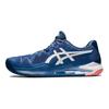 Asics Scarpe da Ginnastica da Uomo Gel Resolution 8 Blue Harmony Bianche 1041A079-404