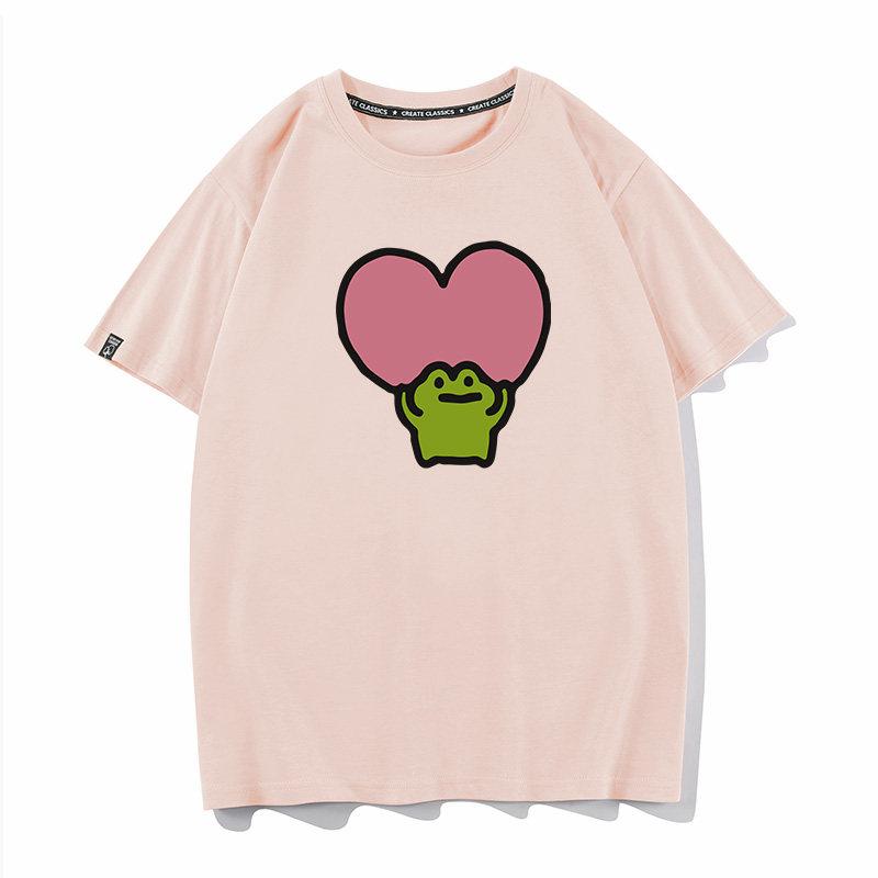Little Frog Heavy Likes Love Couple Dress Lonely Toad Short Sleeved Tshirt Unisexs And Unisexs Half Sleeved Tshirt