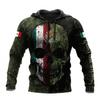 Mens Hooded Sweatshirt With 3D Digital Print Loose Fit Long Sleeve Pullover Fall Casual Wear