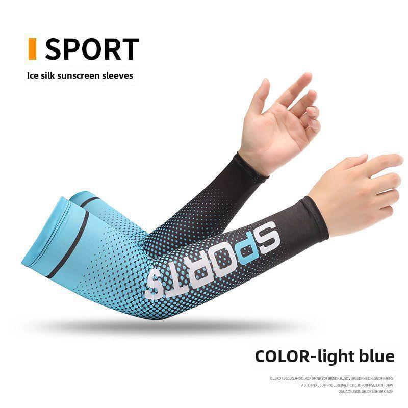 Ice Silk Gradient Sun Protection Sleeves for Men & Women - UV Protection for Outdoor Activities