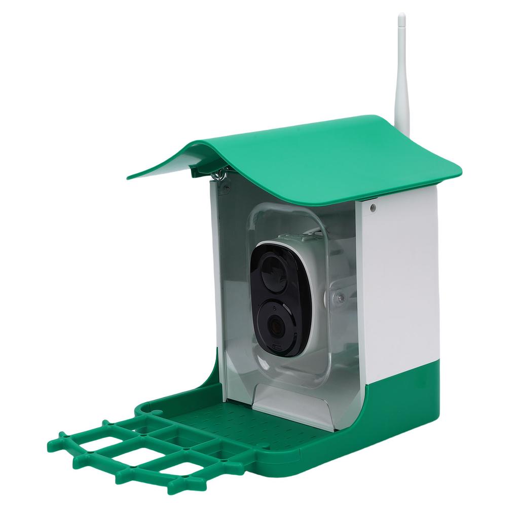 Solar Smart Bird Feeder with Camera Solar Panel HD Video Birds House Weatherproof for Effortless Bird Watching