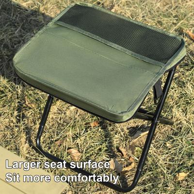 Mini Klapphocker mit Tragetasche Tragbar Leicht Schwerlast Wasserdicht Outdoor Camping Rucksackreisen Strand Picknick Angeln Klappstuhl Sitz