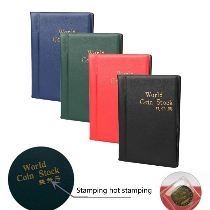 Coin Album Books 10 Page 120 Pockets World Coin Stock Album Book for Case Coin Holders Collection Storage Coin Collectin