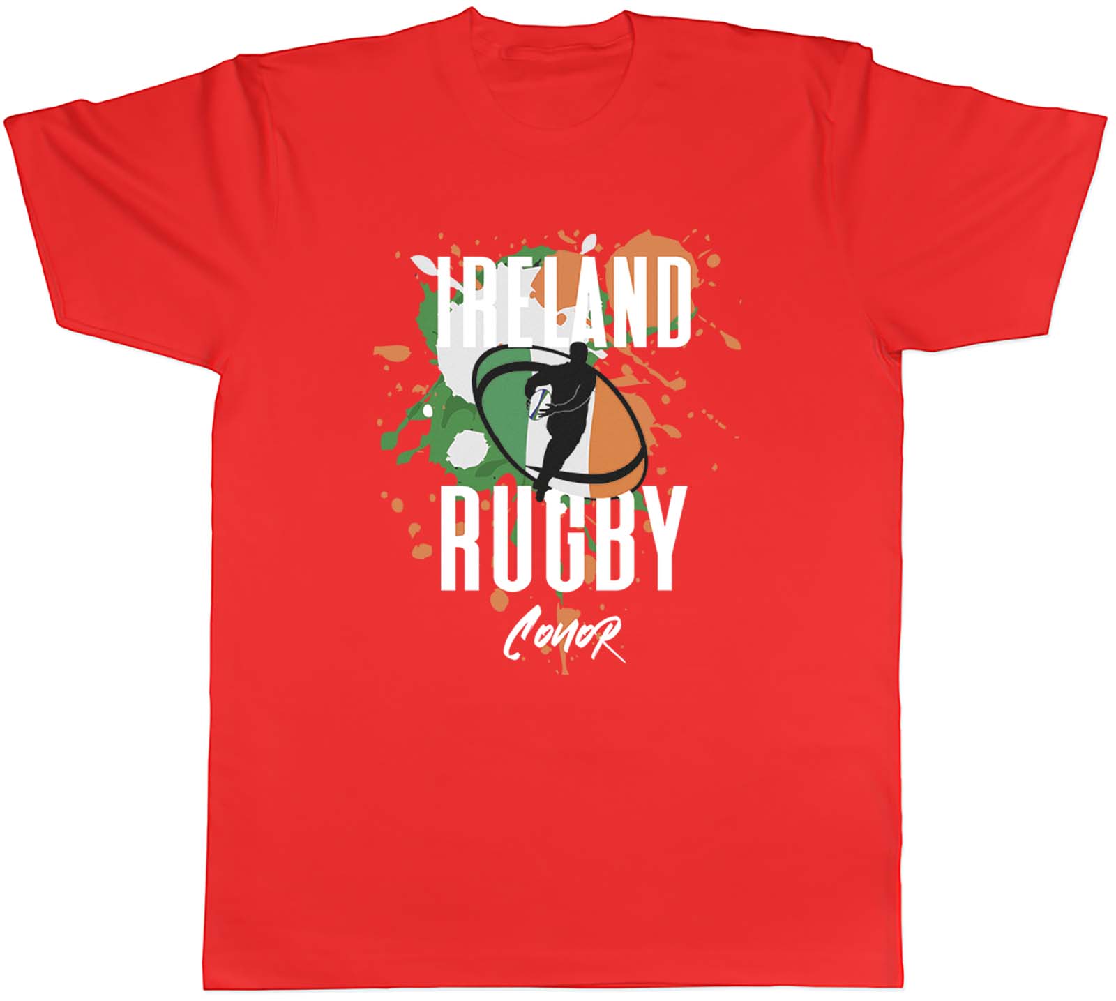 Personalised Ireland Rugby TShirt Unisexs Supporters 6 Nations Union Unisex Tee S