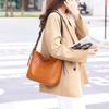 Genuine Leather Women's Bag Large-capacity Tote High-quality Cross-body Casual All-match Top-layer Cowhide Shoulder 8630