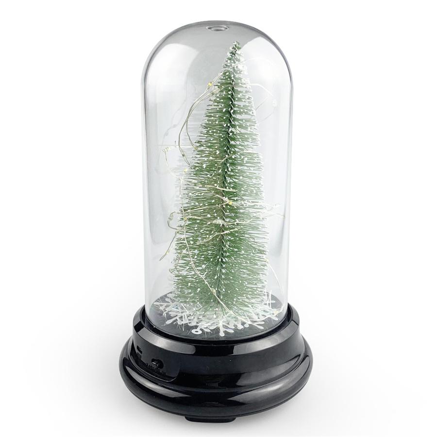 Colorful Glow Cedar Tree Christmas Gift Window Ornaments Decorative Night Light