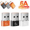 6A USB C OTG Adapter Type C To USB 3.0 Adapter for Mobil Phone Male To Female USB C Converter Type C To USB Data Transfer Sync