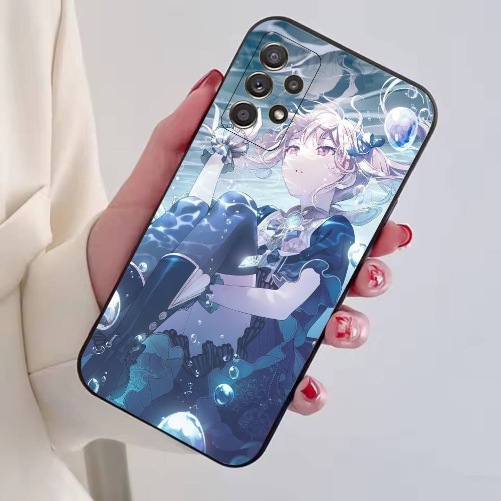 Project SEKAI Game Akiyama M-Mizuki Phone Case Black Silicone Soft For Samsung S25,S24,S21,S22,S23,S30,Ultra,S20,Plus,Fe,Lite