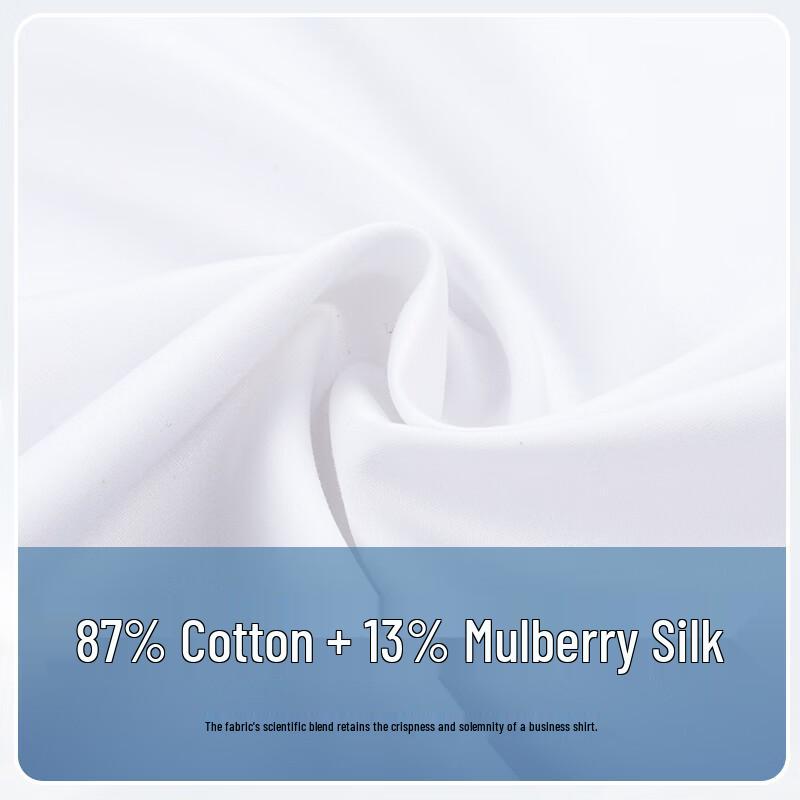 FIRS Men s 240-Count Silk Blend Non-Iron Short Sleeve Shirt 41