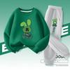Autumn Baby Boy Clothes Fashion Printed T-shirts and Pants 2 Pieces Set Children Girls Casual Top Bottom Outfits Tracksuits