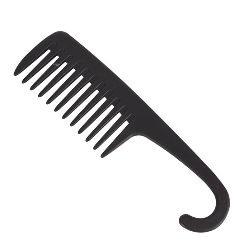 Large Wide Tooth Combs Of Hook Handle Detangling Reduce Hair Loss Comb Pro Hairdress Salon Dyeing Styling Brush Tools