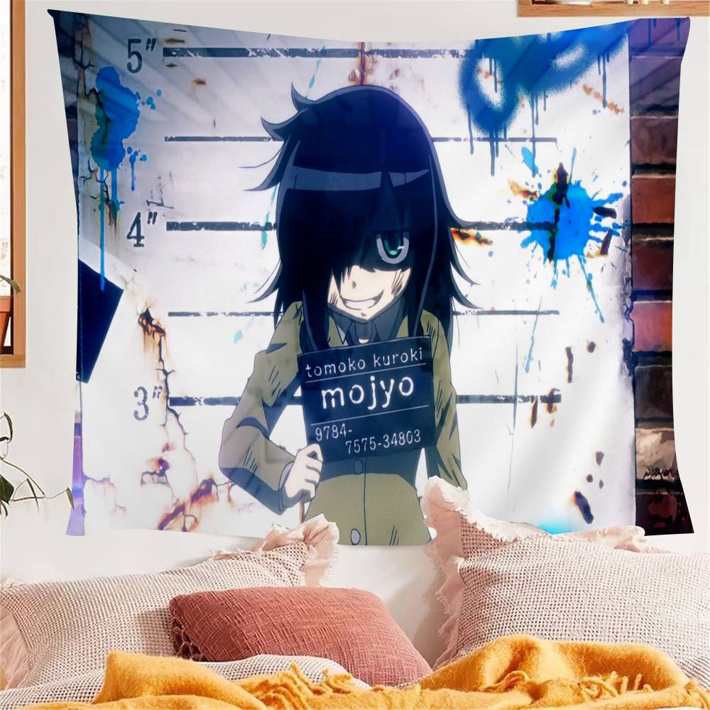 

Аниме WWatamote Куроки Томоко Подвесной Богемный Гобелен Богемные Настенные Гобелены Мандала Дешевый Хиппи Настенный Подвес 74x94cm(29x37in)