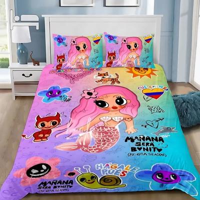 Sexy Karol G Duvet Cover Pillowcase New Album Manana Bedding Set Singer All Season Quilt Cover Teens Single Double Queen Kings