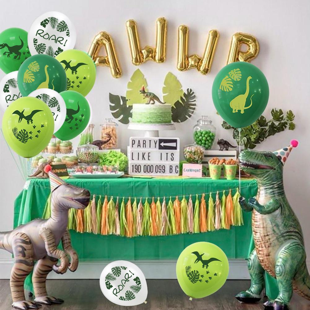 

12-дюймовый динозавр тема день рождения украшение латекс воздушный шар комбинированный набор