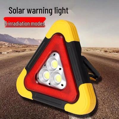 Solarbetriebenes Auto-Warndreiecklicht für Notfallsicherheit