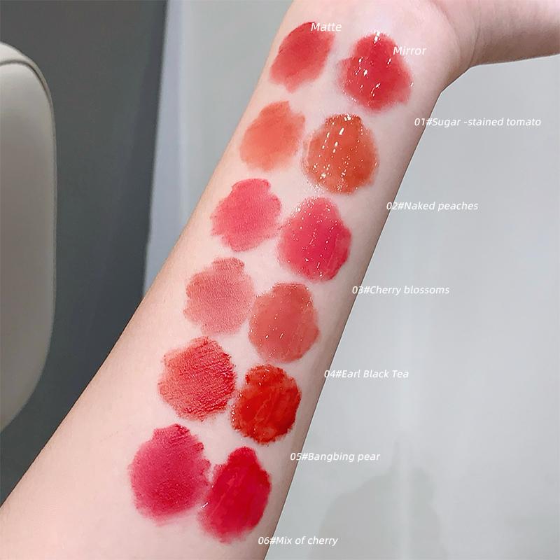 Gege bear Non Stick Long Lasting Lip Glaze Hydrating Water Gloss Mirror Finish Perfect For Summer Pout