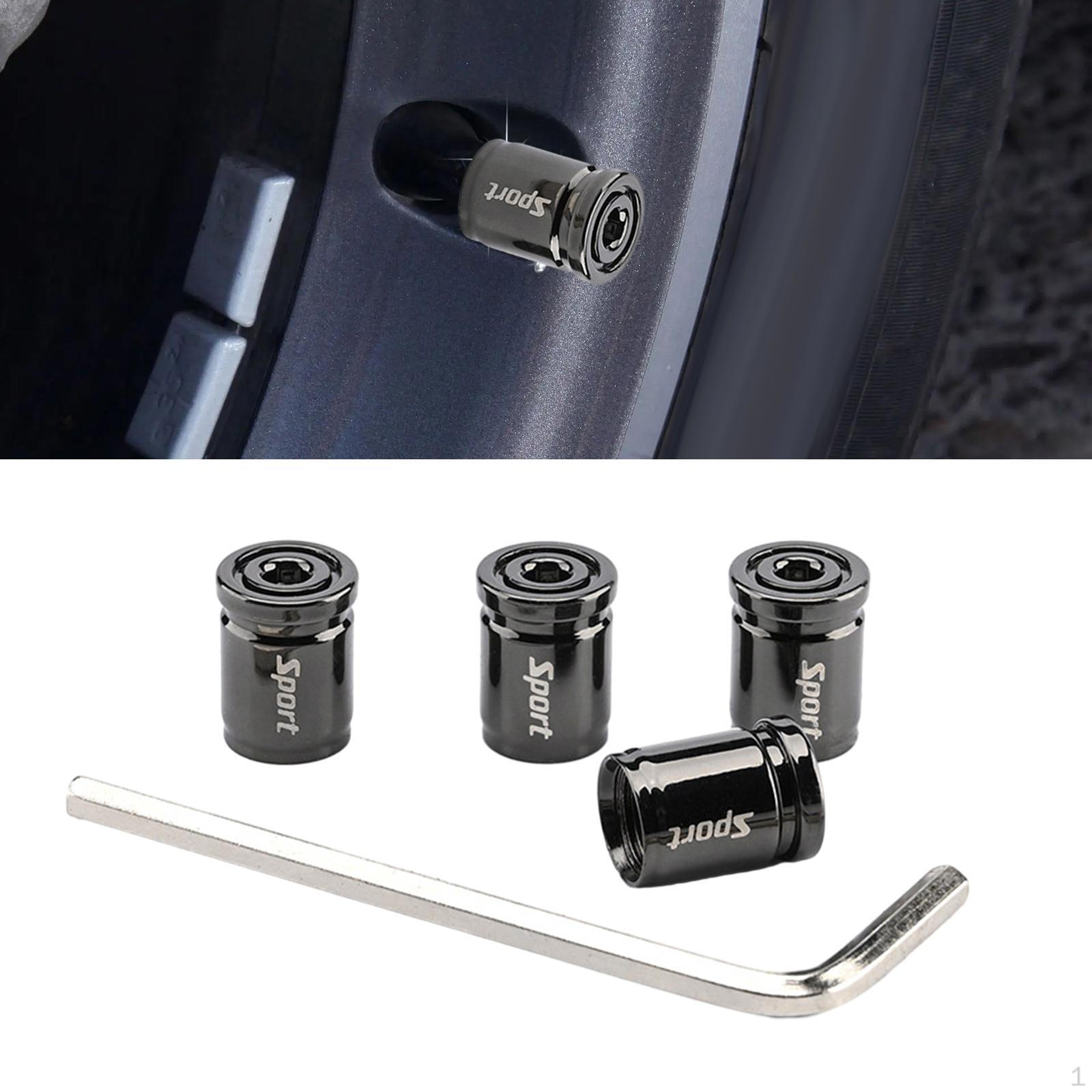 

4 шт. колпачки для клапанов шин, чехлы для штоков, сверхмощные, пылезащитные, воздушные, универсальные для велосипеда/автомобиля/