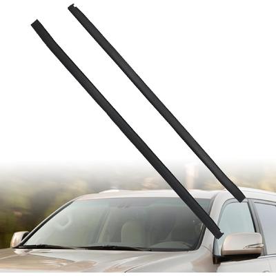 FZJDSD Front Driver & Passenger Side Windshield Moulding Kit with 10Pcs Fastener Compatible with Lexus GX460 Land Cruiser Prado 2010-2023 Replace