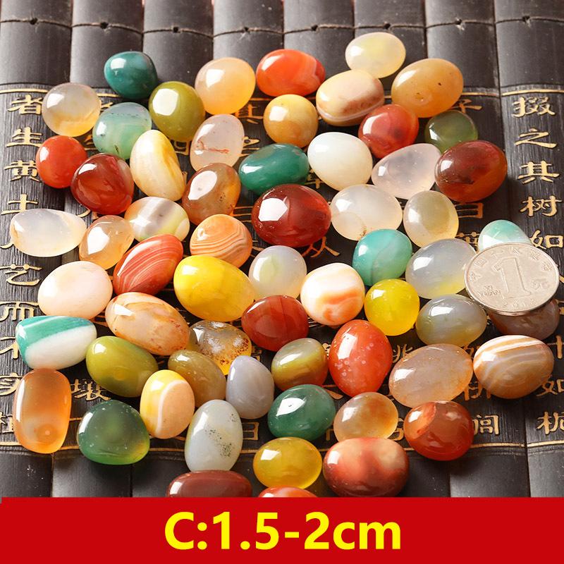 

100 г/Набор Натуральный Смешанный Агат Галтованный Радужный Для Церковной Молитвы Наполнитель для Вазы Ландшафт Домашний Декор