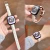 Suitable for Apple S11/10 Watch with iwatch9876SE Horse Oil Leather Strap Huawei Fit4 Xiaomi 9pro