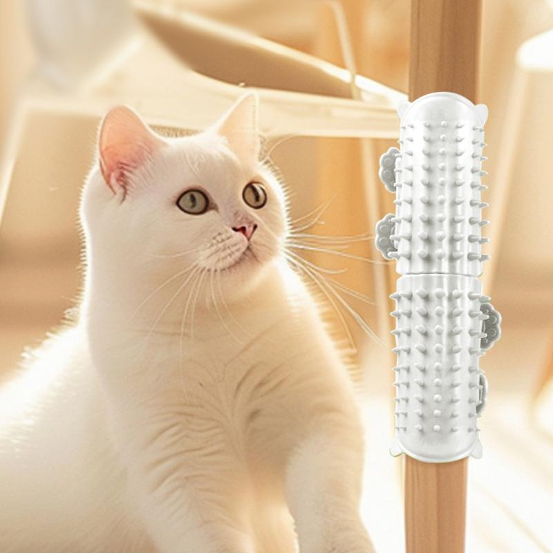 Cat Scratch Corner Brush Silicone Shedding Massage Comb Pet Grooming Brushes Pet Itch Tool Face Scratchers For Table Legs