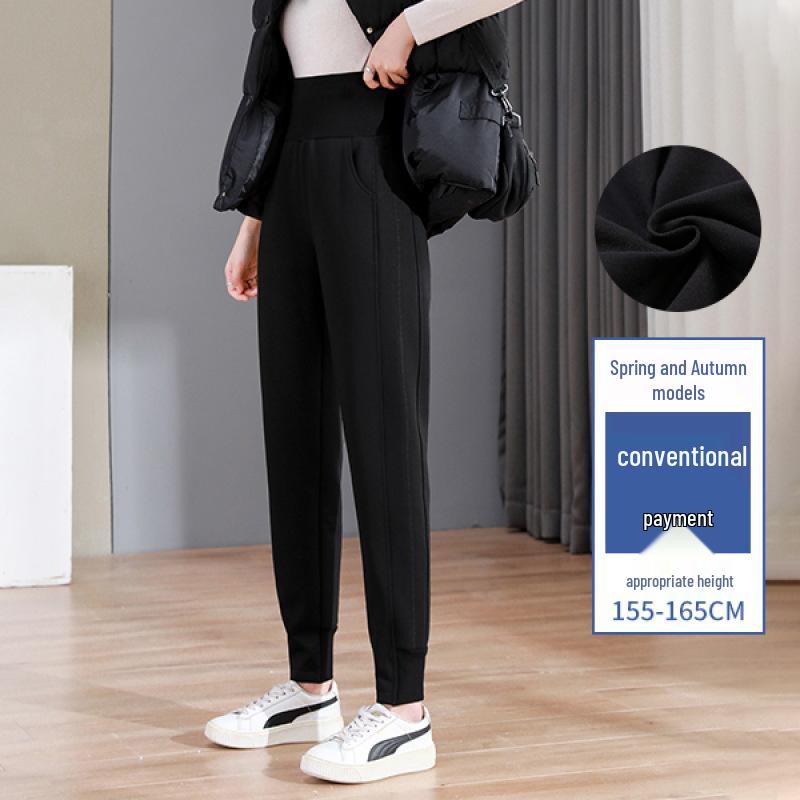 Unisex Lambswool Jogger Pants for Kids – High Waist, Thickened, Plus Velvet, Warm and Casual for Autumn and Winter.