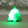 Holiday Event Raffle Gifts Christmas Light Up Rings, Glow in The Dark Party Supplies, Funny Favors for Kids Santa Snowman Tree Snowflake LED Flashing