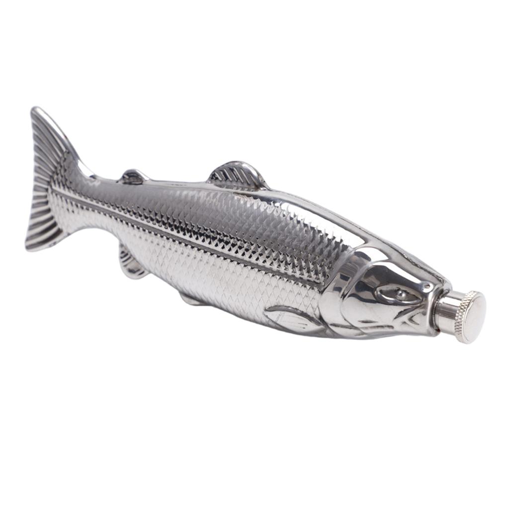 Unica fiaschetta da liquore da 5 once a forma di pesce per mixologist Facile da pulire Fiaschetta da liquore portatile Adatta per feste in casa