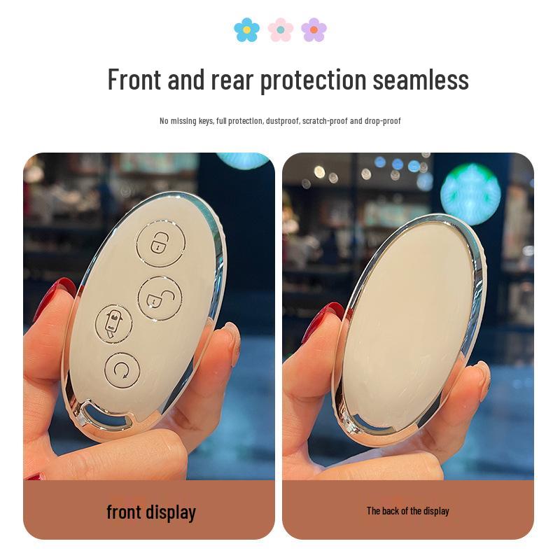 BYD Yuan Plus Women's Car Key Case: Fits Yuan Pro, Qin, Song, Dolphin, Tang, Han DMI Models.